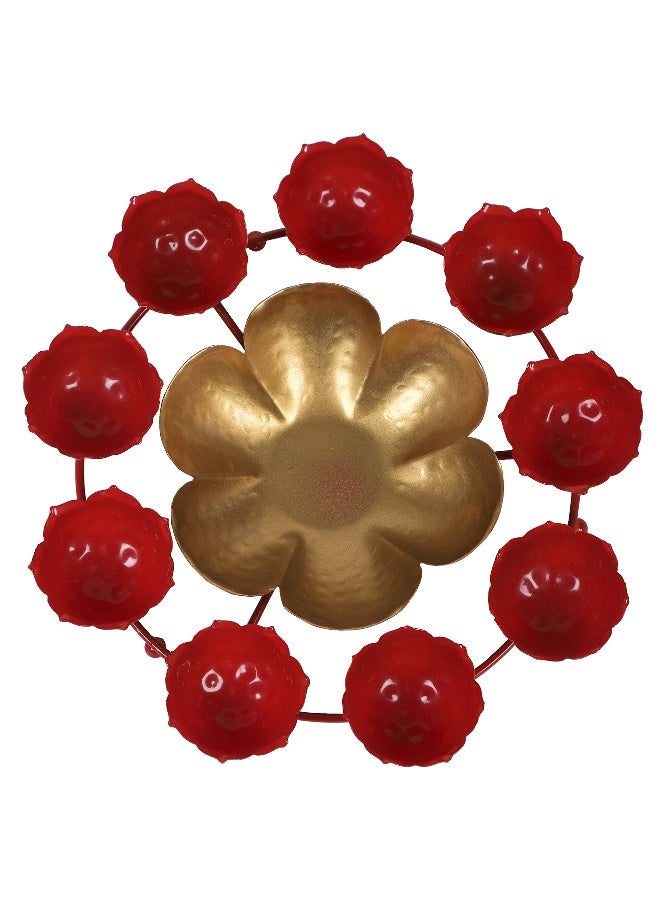 Red & Gold Taj Urli